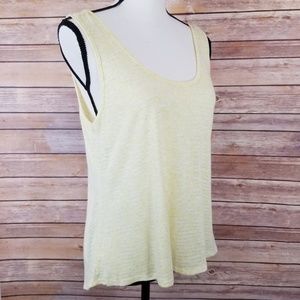 Fiancée Striped Open Back Sleeveless Size Large